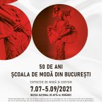 Afis_50 de ani. Școala de Modă din București